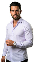 Camisas manga longa - Lilás ( Frete Grátis )