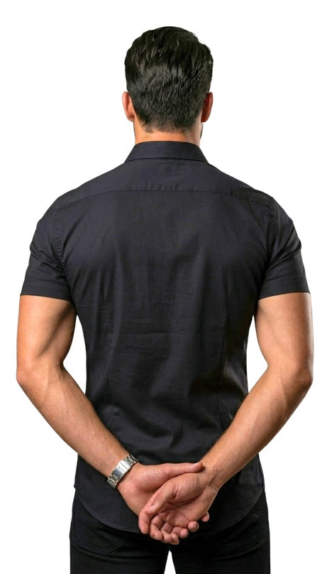 Camisas manga curta - Preta ( Frete Grátis )