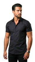 Camisas manga curta - Preta ( Frete Grátis )