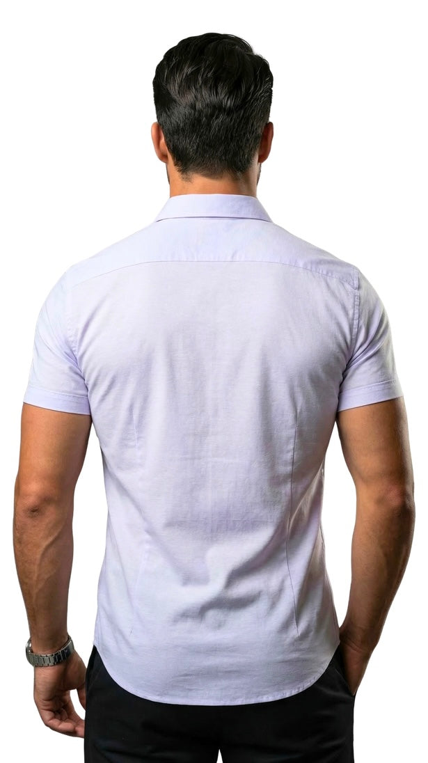 Camisas manga curta - Lilás ( Frete Grátis )