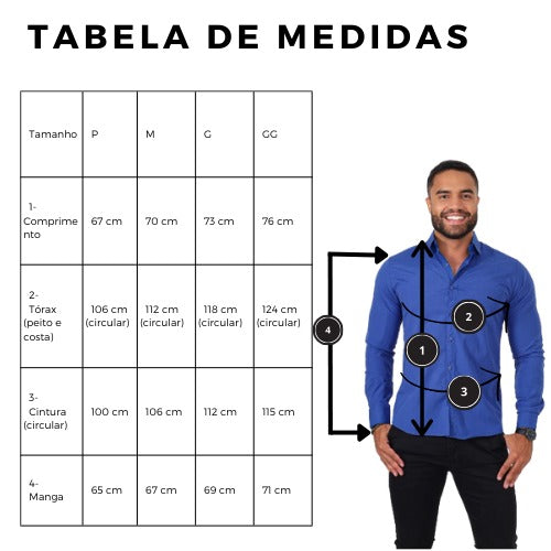 Camisa manga longa - Preta