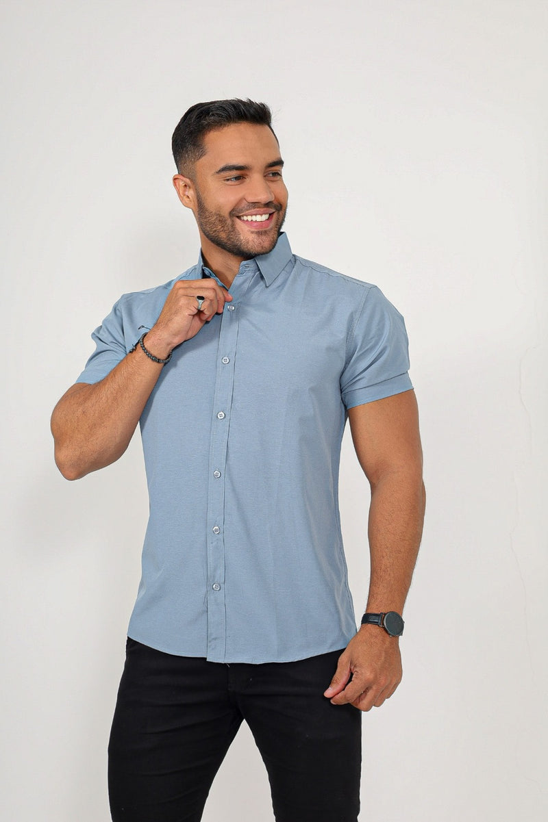 Camisas manga curta - Cinza