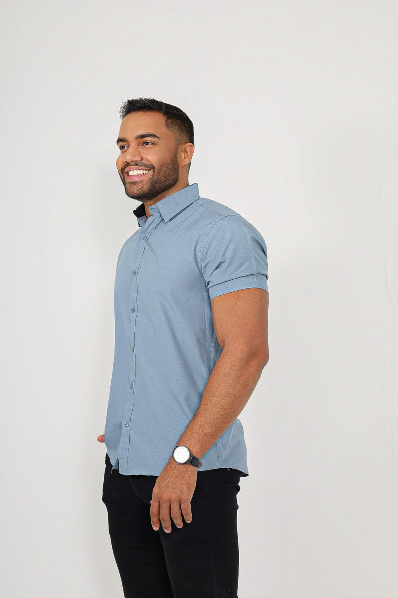 Camisas manga curta - Cinza