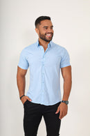 Camisas manga curta - Azul Claro