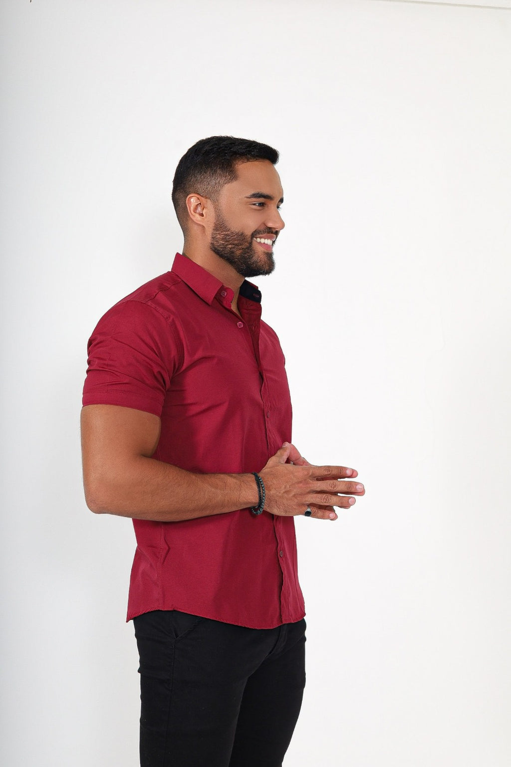 Camisas manga curta - Marsala