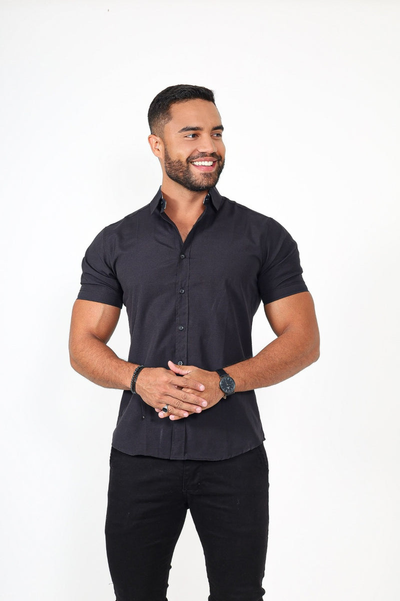 Camisas manga curta - Preta