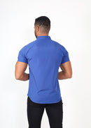 Camisas manga curta - Azul