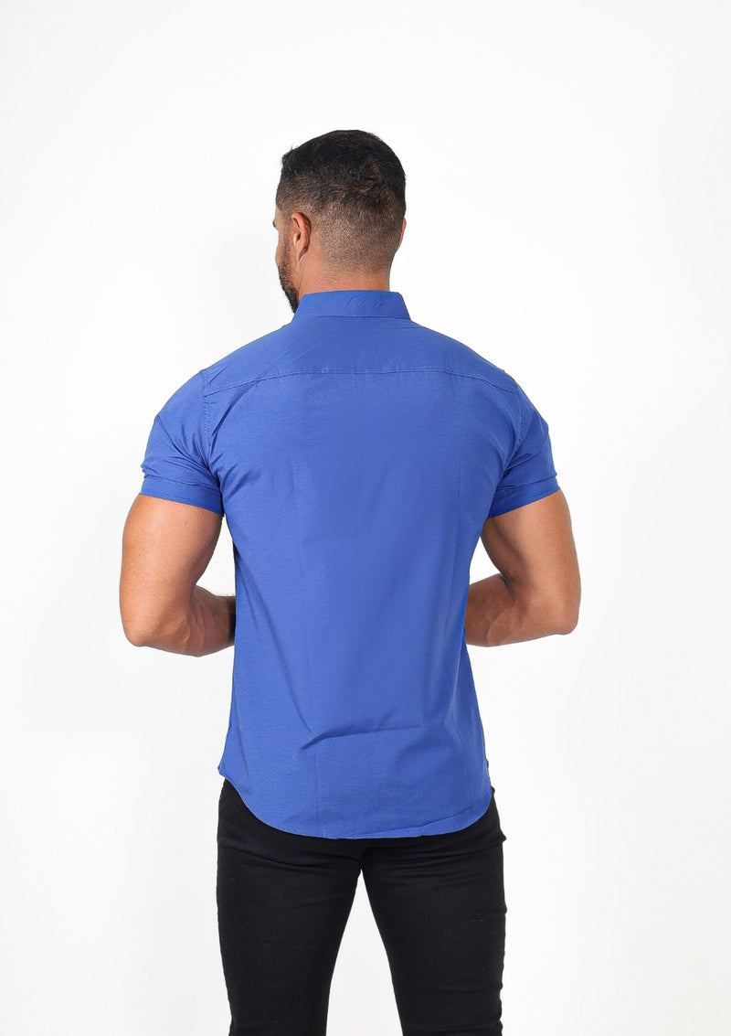 Camisas manga curta - Azul