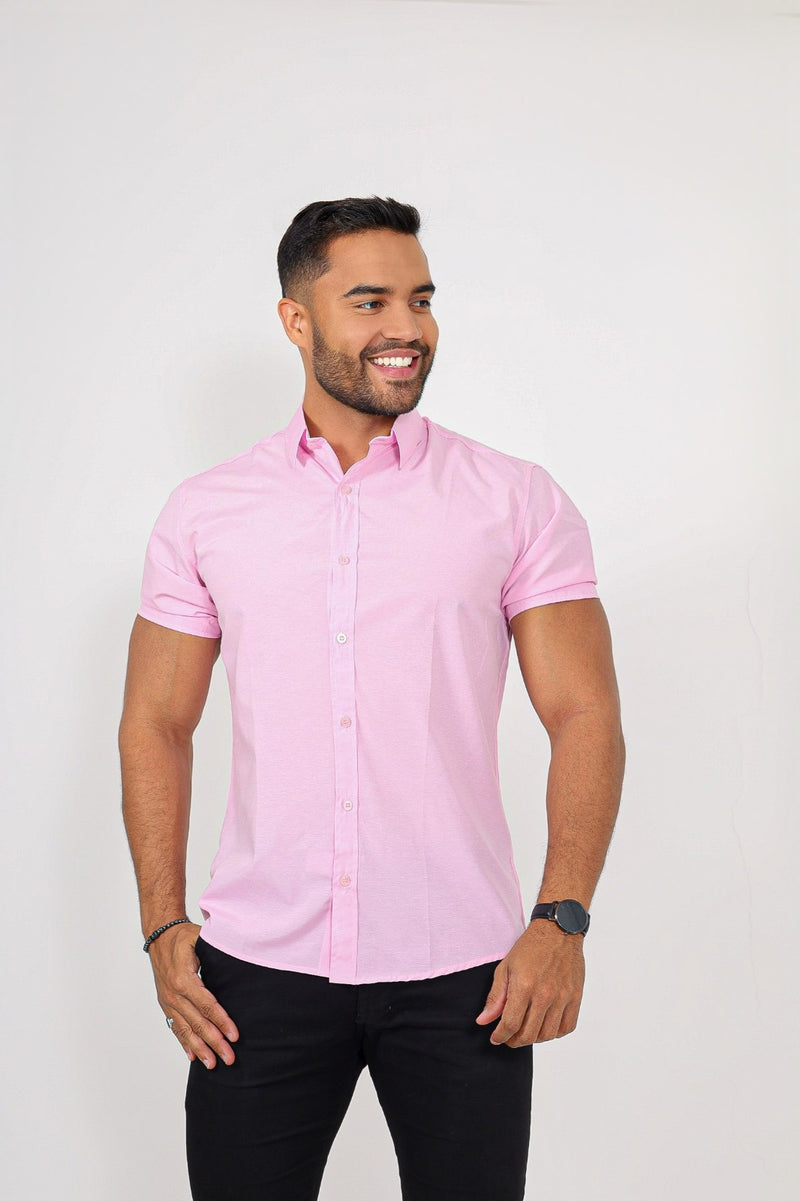 Camisas manga curta - Rosa