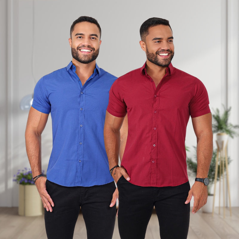 Kit camisas manga curta