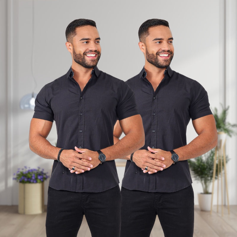 Kit camisas manga curta