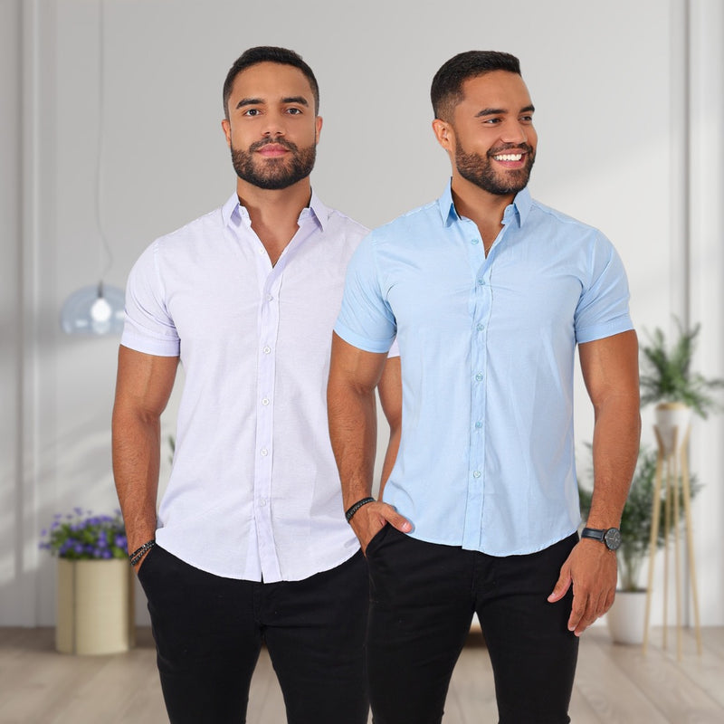 Kit camisas manga curta