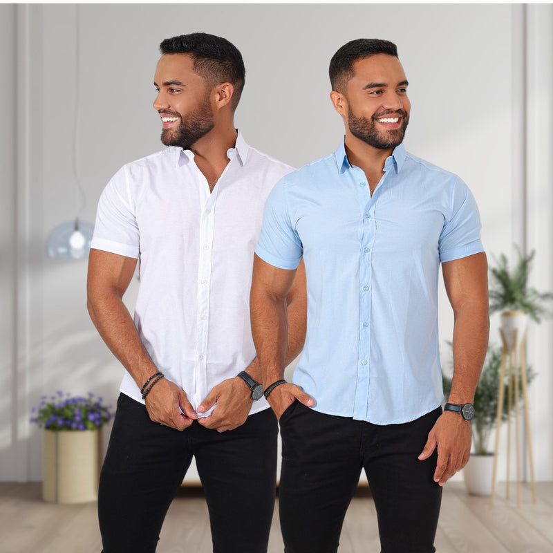Kit camisas manga curta