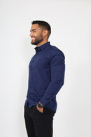 Camisas manga longa - Azul Marinho