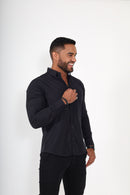 Camisa manga longa - Preta