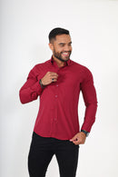 Camisas manga longa - Vermelha