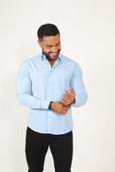 Camisas manga longa - Azul Claro